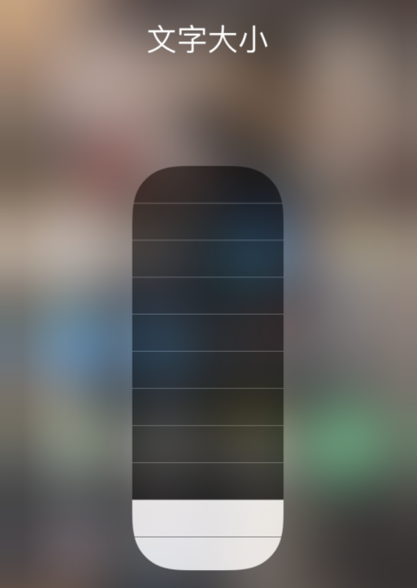 庄河苹果手机维修分享小技巧：在 iPhone 控制中心快速调节字体大小 